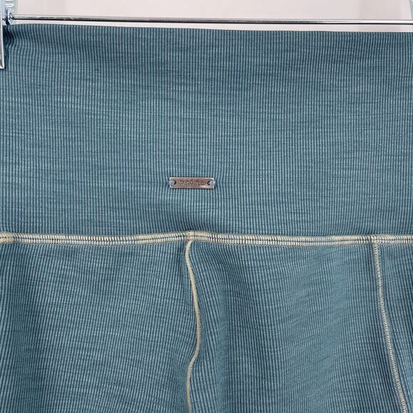 Prana Ribbed Knit Jogger Blue Size Medium - Picture 6 of 7